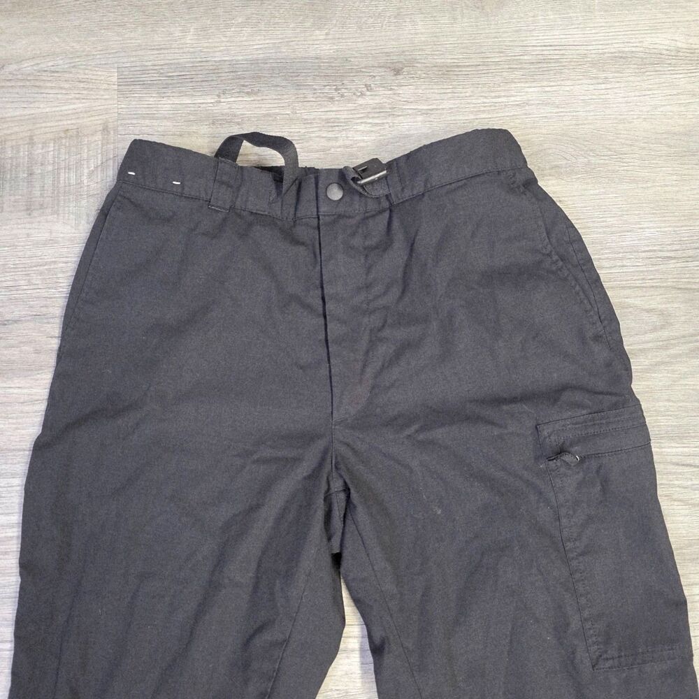 COZY & TOUGH! Heattech Fleece Lined Cargo Pants - Small - Black - Picture 2 of 8